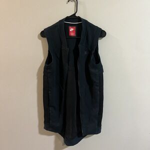 Nike Mens Tech Fleece Vest Black Sz Xs
